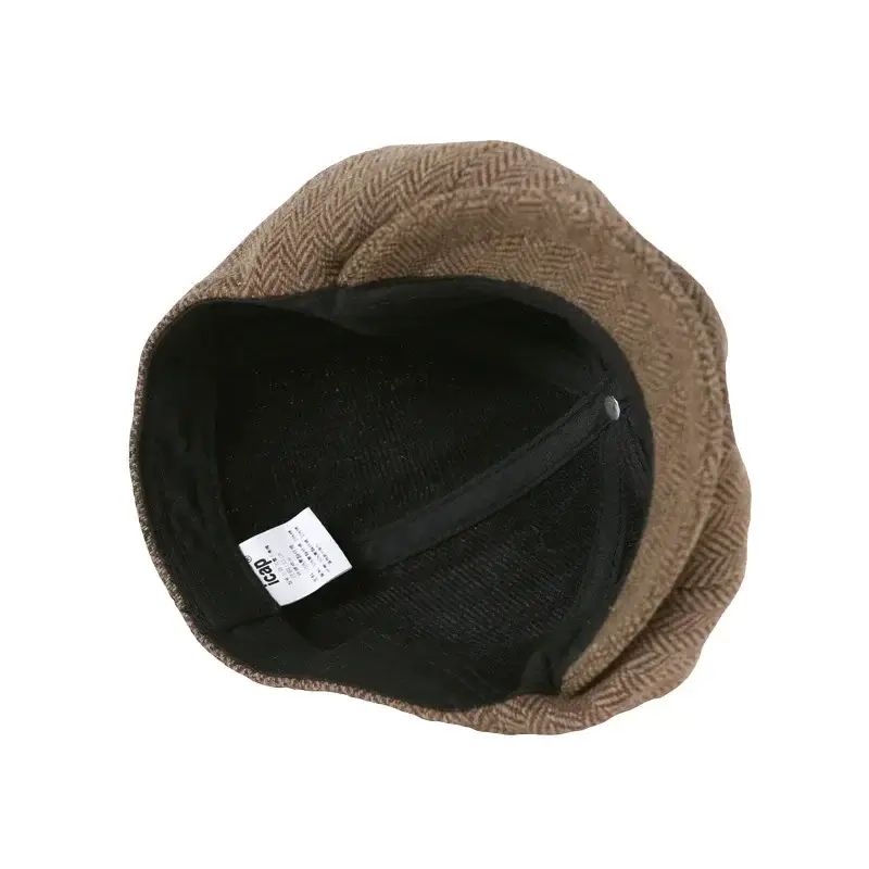 Kids Vintage Beret Cap,  Cute and Stylish Children's Newsboy Ca Retro and Tweed Newsboy Hat for Children - Image 6