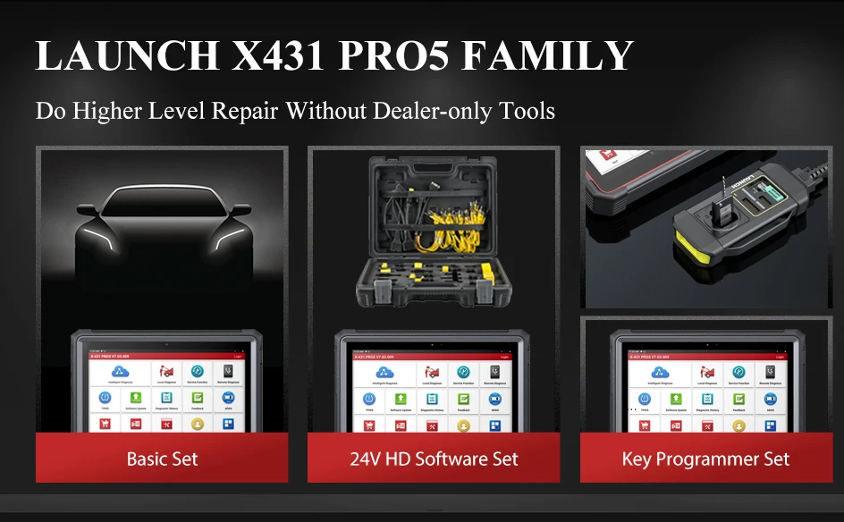Starten Sie das X431 Pro5 Smartlink Autodiagnosetool ECU-Programmiertool mit J2534 SmartLink OBD2-Scanner – Detail 1