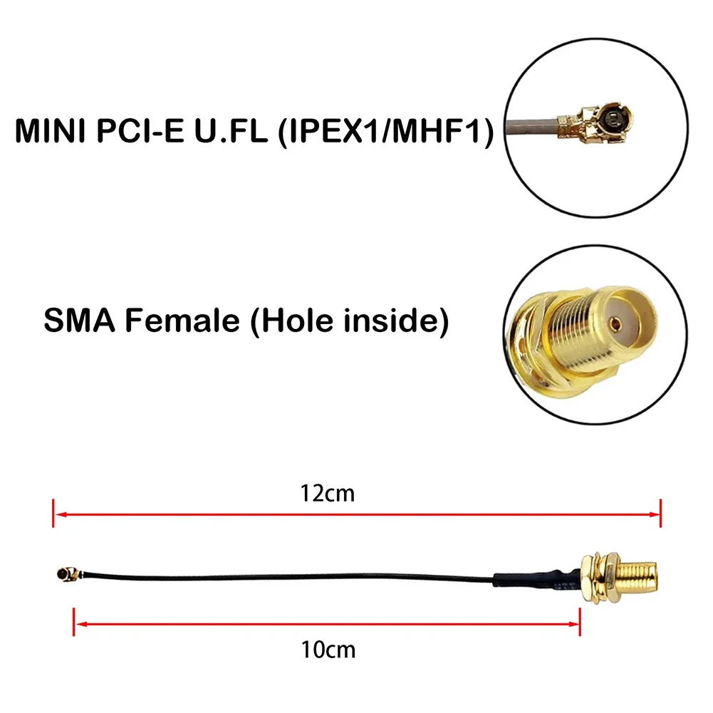 4x For LoRa Antenna 868 / 915 MHz 5dBi for SMA For IPX Mounting for Meshtastic For LoRa32 V3 IoT Network Deployment