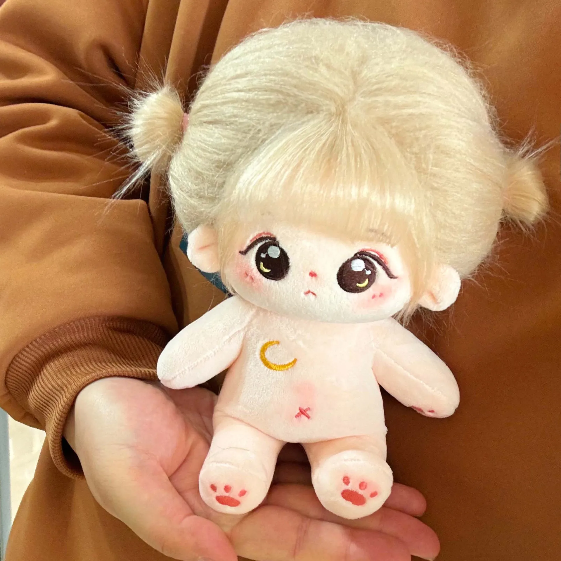 20cm Kawaii Plush Cotton Doll Idol Stuffed Super Star Figure Dolls Twelve Constellations Doll Can Change Clothes Gift