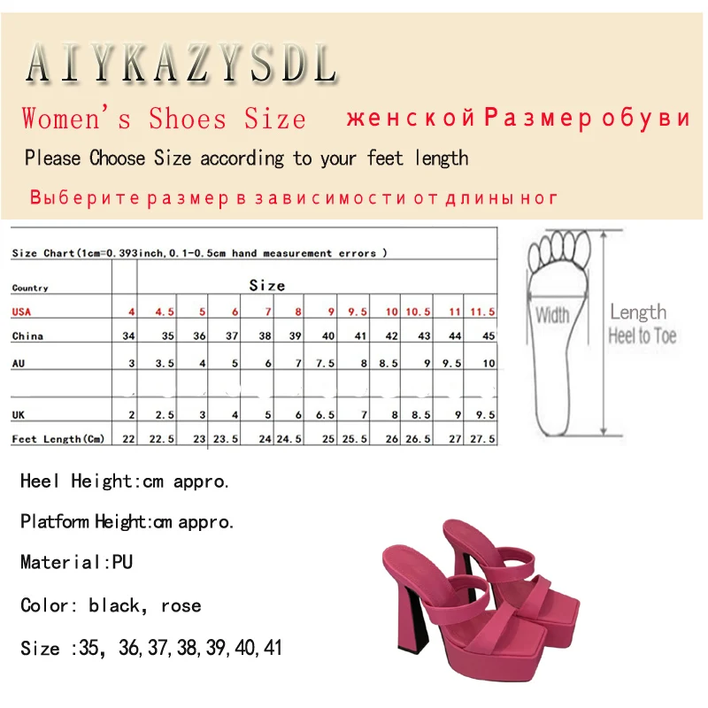 AIYKAZYSDL 2024 Hot Pink Open Toe Pumps Mules  Women Strappy Platform Ultra Very High Heel Stiletto Fetish Shoes Slides Slippers