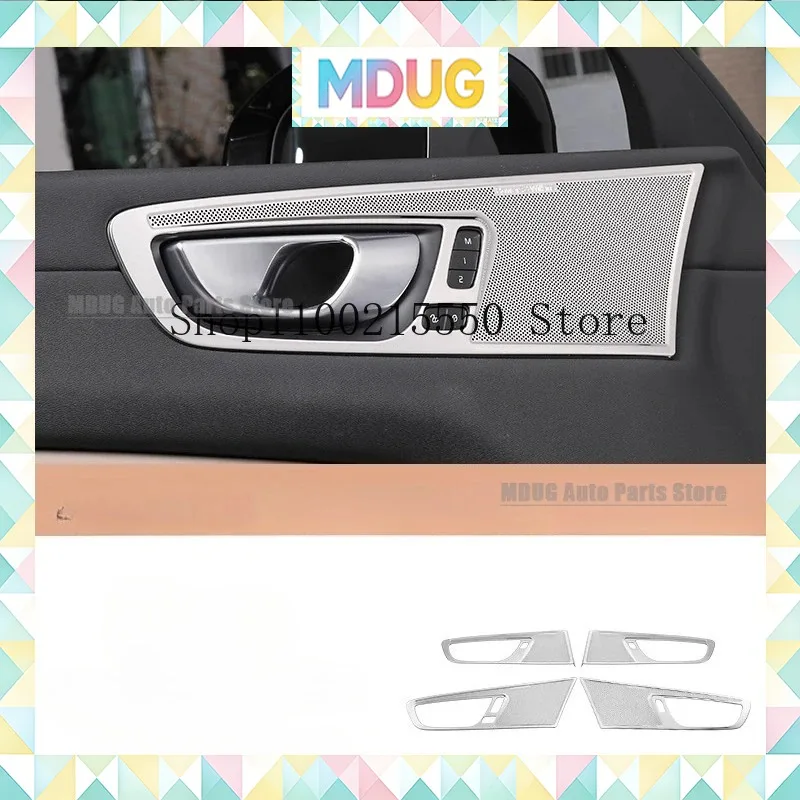 MDUG Car Door Speaker Column Horn Audio Sound Frame Panel Decoration Cover Trim For Volvo XC60 2026 Accessories Interior
