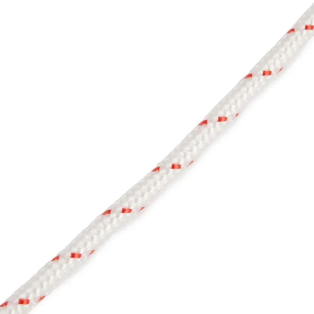 Practical Starter Recoil Pull Cord Wear-resistance White+red Accessories Elastostart Replace Parts Replacement