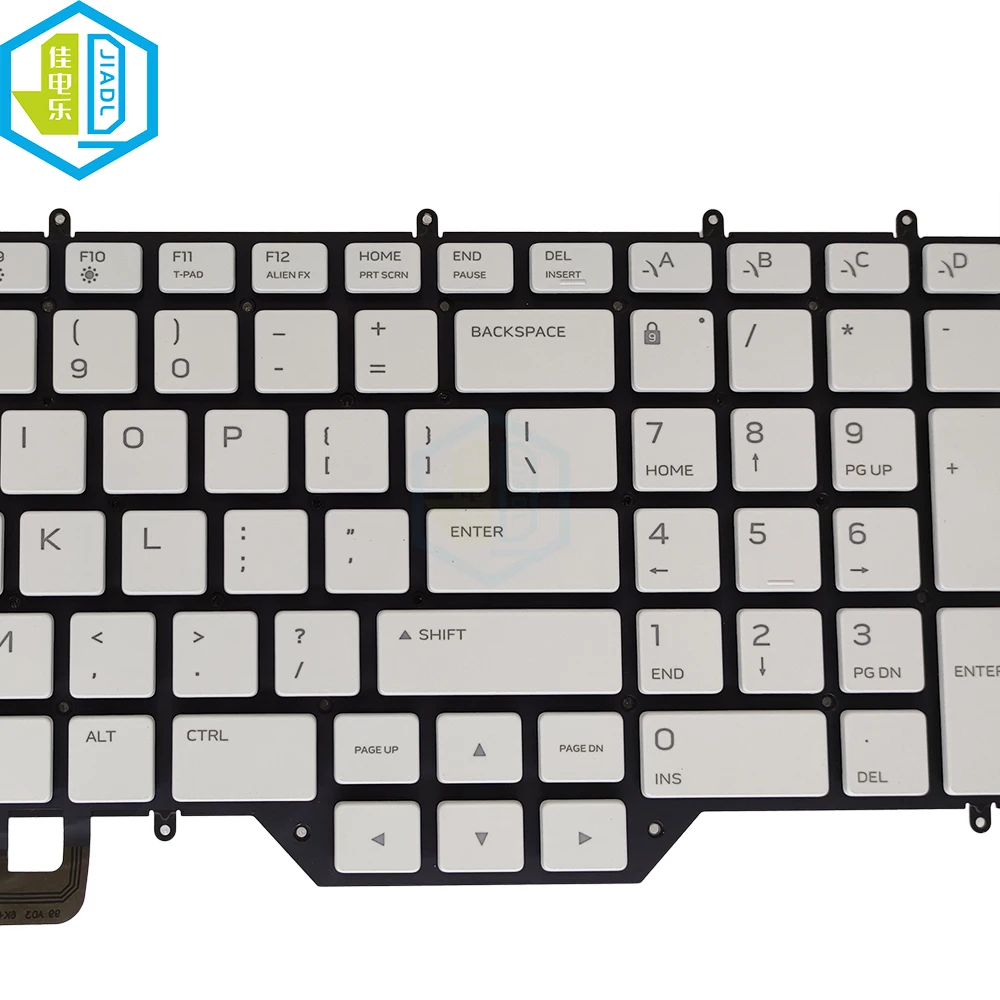 092YH6 92YH6 RGB Colorful Backlight Keyboard English US For Dell For Alienware M17 R2 R3 Laptop Backlit Replacement Keyboards