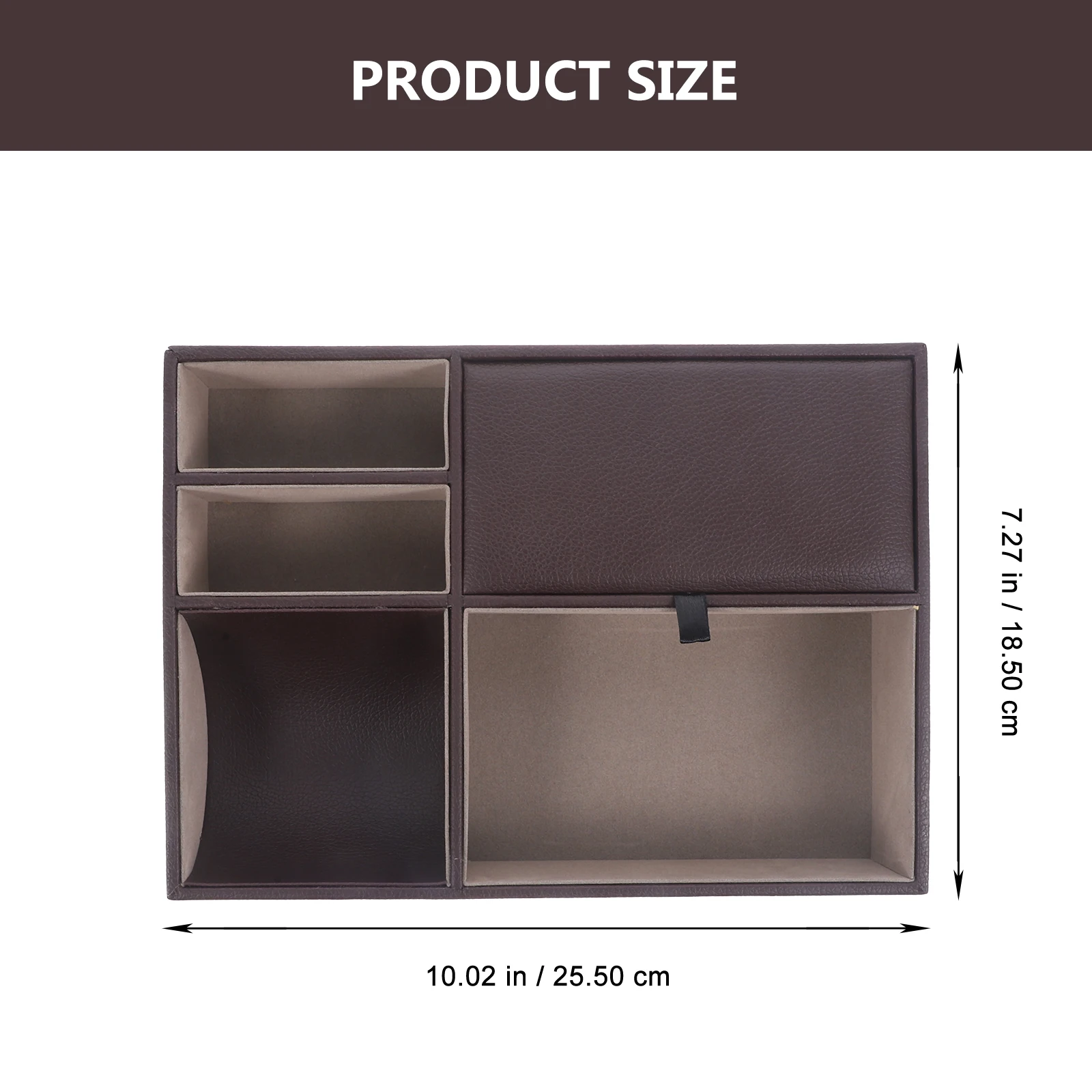 

Electronic Multi Compartment Storage Box Travel Retro Decor Ring Small Watch Case