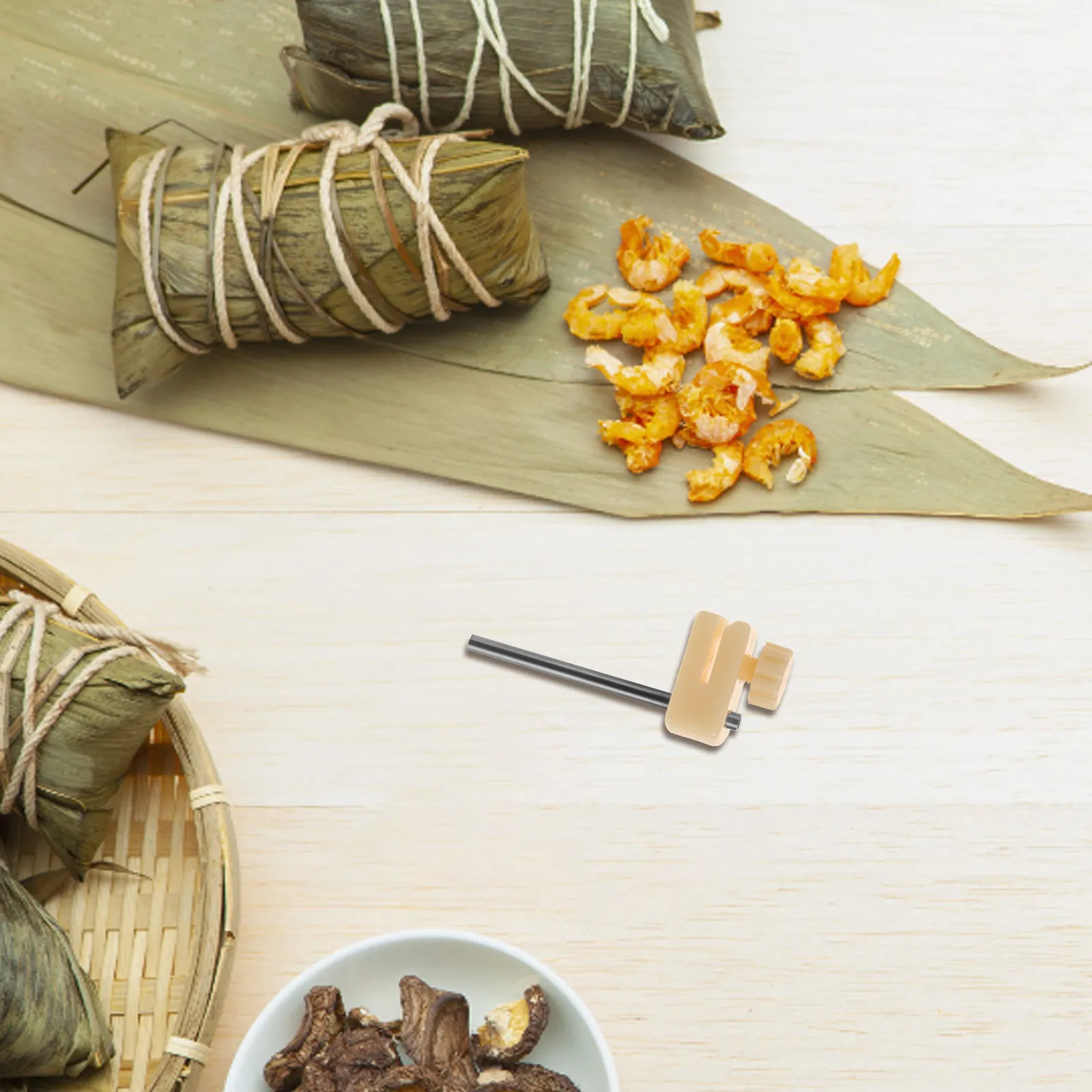 Portable Zongzi Threader Saving Lightweight Compact for Chinese Zongzi Making Wrapping Effortless String Threading