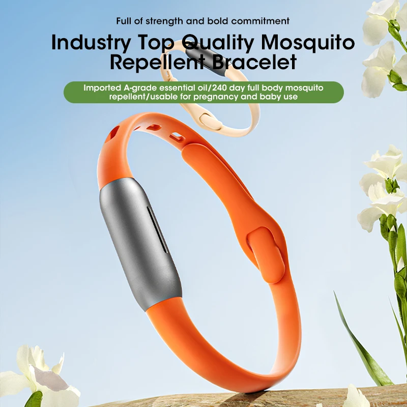 

M15 Ultrasonic Anti-Mosquito Bracelet for Kids 100% Natural Non-Toxic Pure Essential Mosquito Repellent Pest Reject Watch