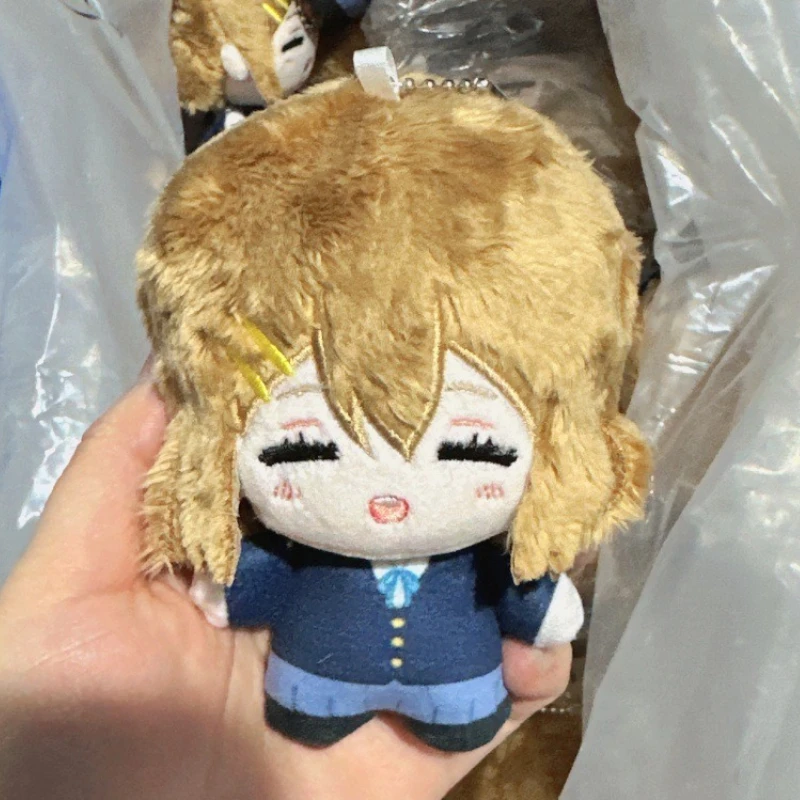 K-ON! Anime Plush Pendant Toys Doll Cute Tainaka Ritsu Hirasawa Yui Stuffed Chibi Doll Kawaii Mini After School Plushie Keychain