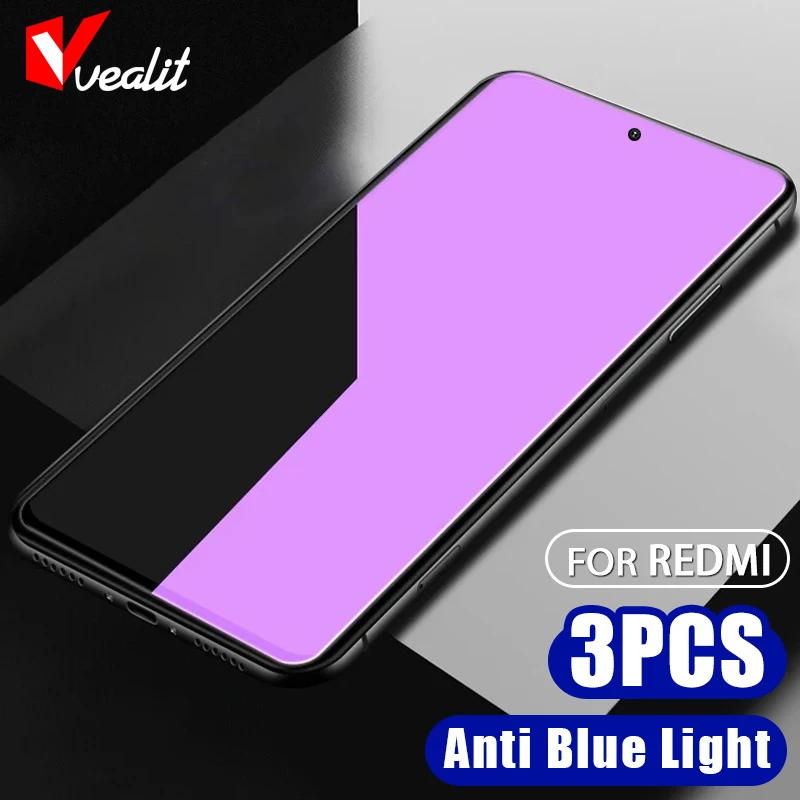 

Anti Blue Light Tempered Glass For Xiaomi Redmi Note 13 13R 12 11 10s 9 Pro Screen Protector Redmi 13C 12C 10C 10A K70 K60e K50