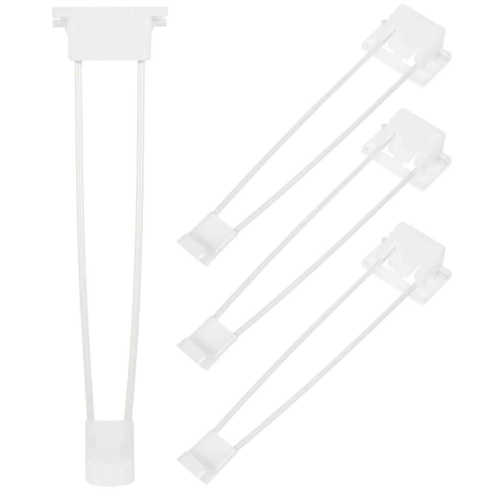 

4pcs Folding Table Heavy Duty Hairpin For Coffee Table Desk Metal Legs Foldable Furniture Legs Non-Slip Space-Saving Iron