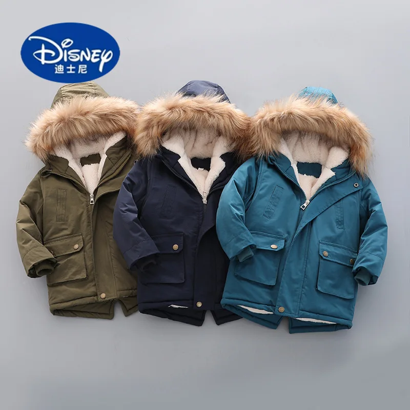 

Disney Boys' 2025 Winter Coat: Fleece-Lined Thick Hooded Puffer Jacket, Warm & Stylish for Kids