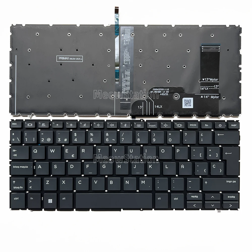 Teclado retroiluminado EE. UU./Russo/español/francés para HP Elitebook 845 G11,840 G11,835 G11,830 G11,845 G10,845 G9,840 G10,840 G9 /Zbook Firefly 14 G11