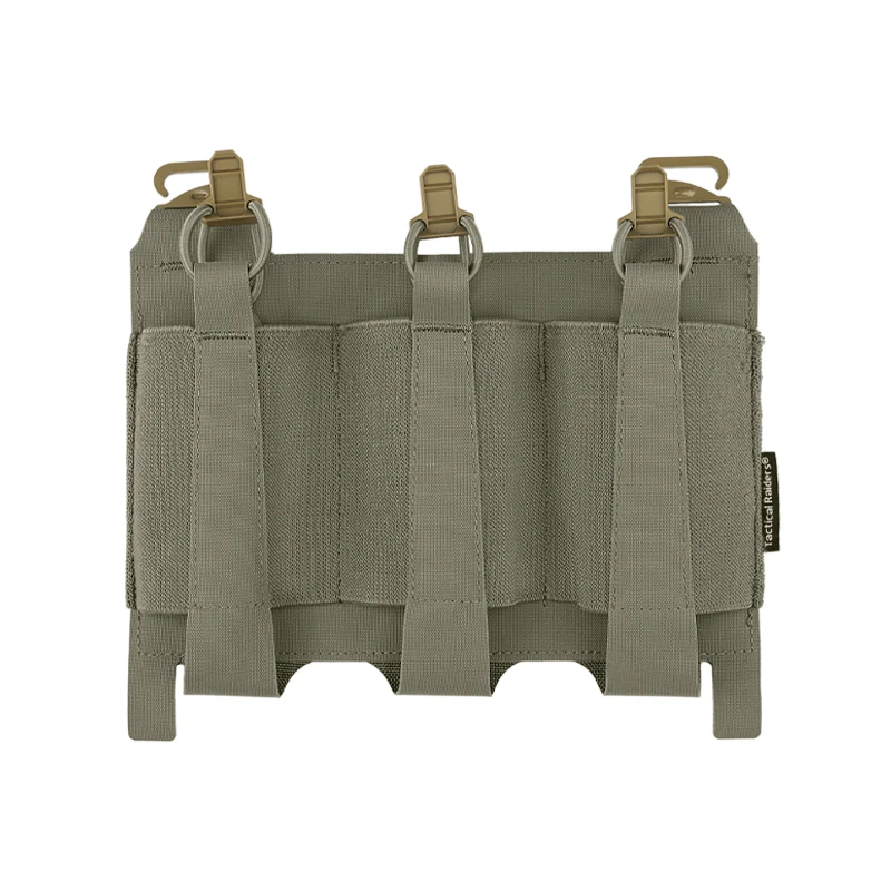 New Tactical Hunting Vest KTAR Front FLap Elastic Magazine Holder Insert PouchTriple Replacement Panel Magazine Bag Pouch