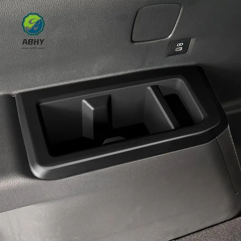 

ABHY-Car Third Row Armrest Water Cup Holder Frame Silicone Interior Accessories For Toyota Prado LC250 2023+