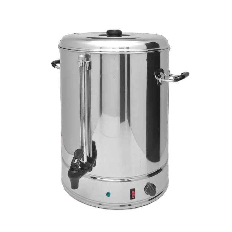 Electric Boiling Bucket 15L Anti-dry Burning Stainless Steel Water Heater Commercial Milk Tea Barrel Electric Kettles