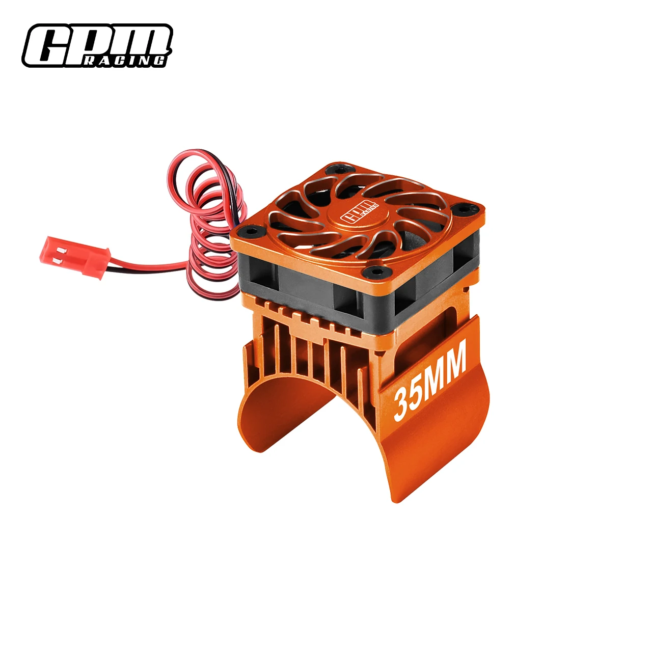 

GPM Aluminum 35mm Motor Heatsink With Cooling Fan For TRAXXAS 1/10 TRX4/TRX-6