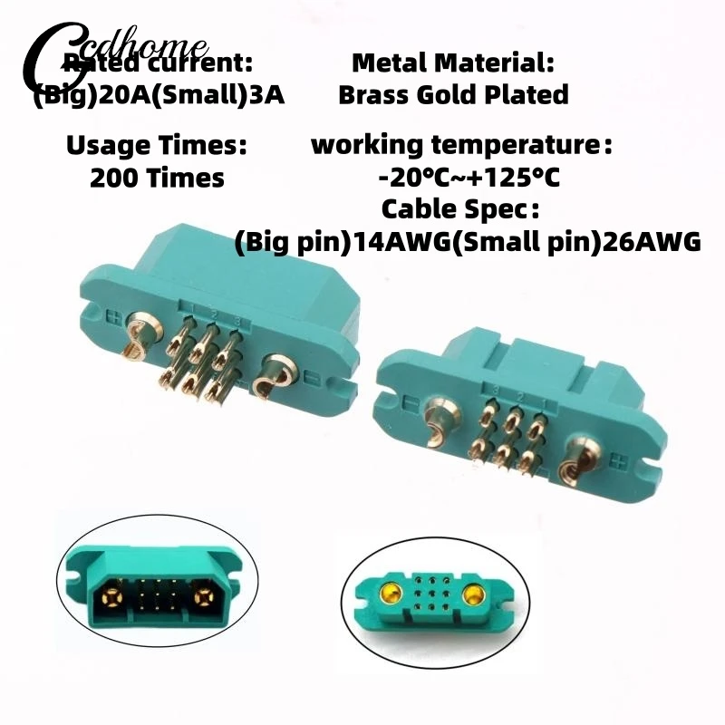 HY2 + 9 VTOL Pro MPX2 + 9 conector JX9 extensión Servo multi cable macho hembra enchufe señal para RC avión de ala fija turbina Jet