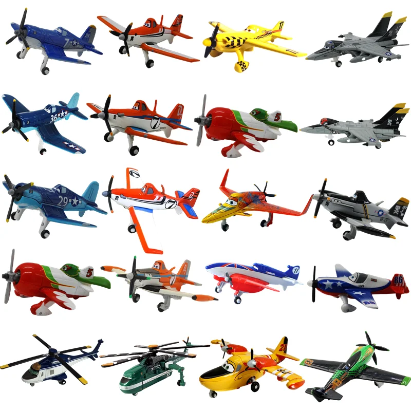 Planes Toys Dust Crophopper Skipper Dottie Ehsani Metal Diecast Fighter Aircraft Collectible Model Peripheral Toys Birthday Gift