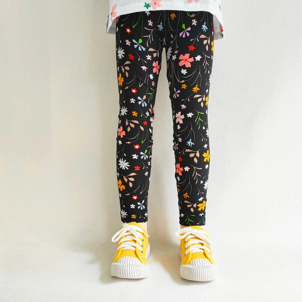 Kinder kleidung Kinder hose Frühling und Herbst Mädchen gedruckt Cartoon Slim Fit Hose Sommer hose – Detail 5