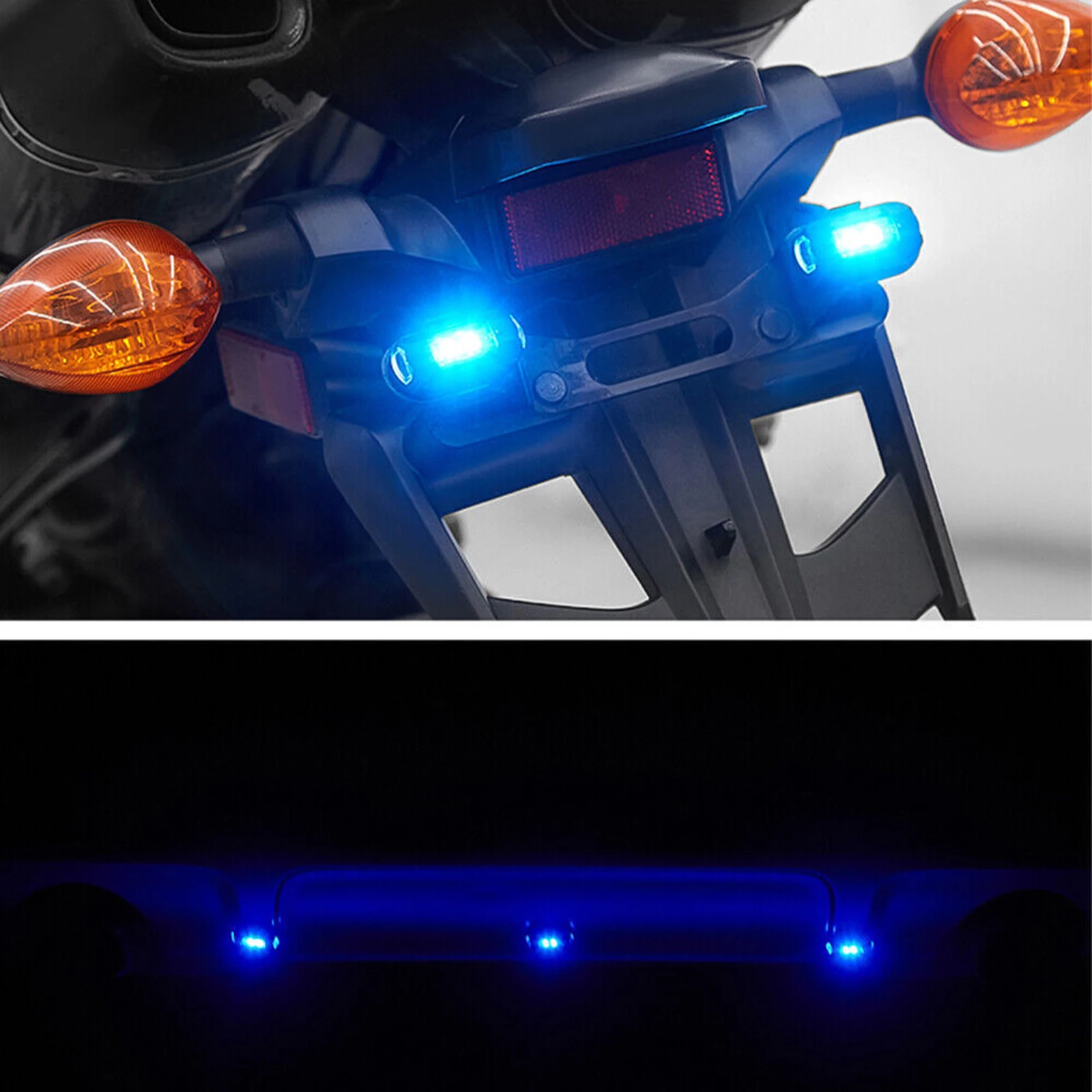 Remote Control Drone Light New LED Bike Lights With 7 Colors And Multiple Modes Easy Installation With Stickers Or Rubber Bands