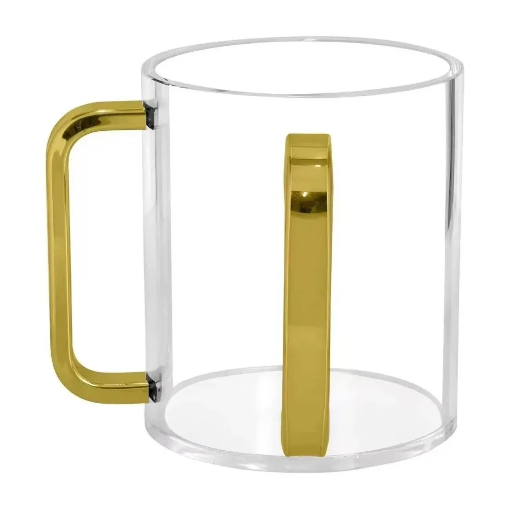 Transparent Netilat Yadayim Cup Large Capacity Thickened Jewish Prayer Wash Cup Acrylic Material Easy Handling Acrylic Wash Cup