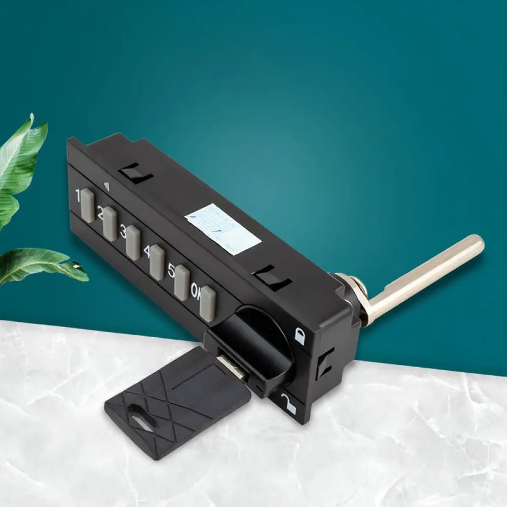 Electronic Drawer Lock For Office File Cabinet Security Digital Combination Hardware Password Storage Locker Device
