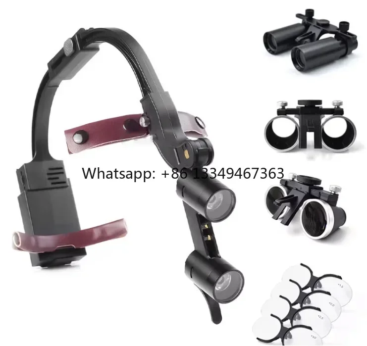 

Manufacturer Medical Operation Examination Wireless Integrated LED Loupes 2.5/3.5x Laboratory Medical Loupes Factory