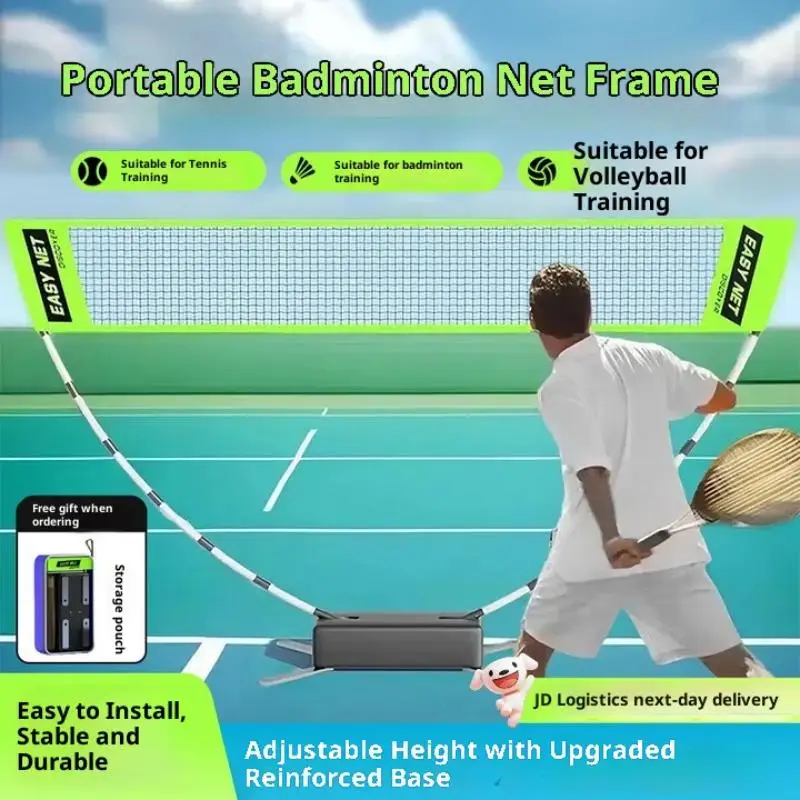 

High-Quality Portable Badminton Net Perfect for Outdoor Pickleball, Soccer, Tennis, and Volleyball Training