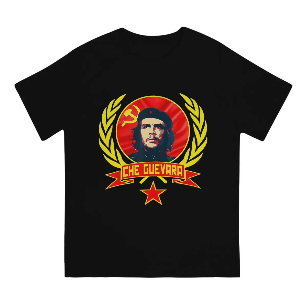 Che Guevara Soviet Commu Tshirt Graphic Men Tops Vintage Grunge Summer Polyester Clothing Harajuku T Shirt