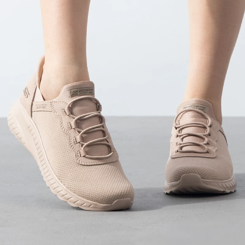 Skechers Women's Shoes Original Lightweight Fashionable Wear-Resistant Non-Slip New Fitness Training Outdoor Sports Casual Shoes 117500-Tan-7