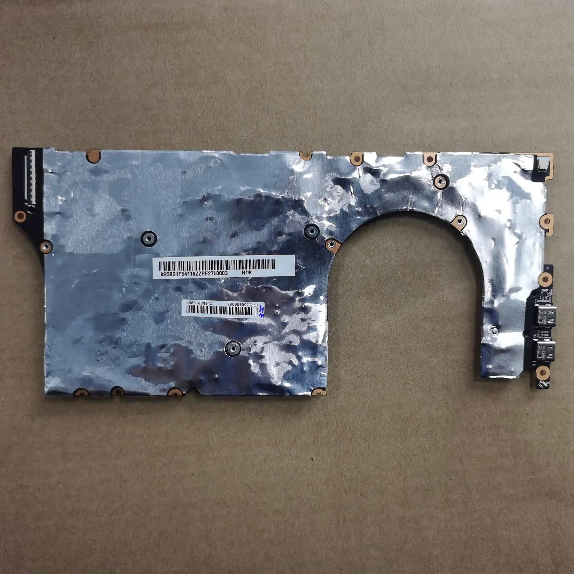 

Материнская плата для ноутбука Lenovo Ideapad Yoga Slim 7 Pro 14IAP7 NM-E412, материнская плата FRU 5B21F54116, процессор I7-1260P RAM-8G, тест на UMA