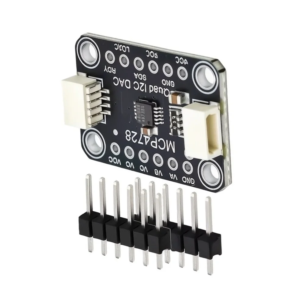 For Quad 12-Bit Module Based on MCP4728 with Non-Volatile Memory for Custom Calibration Values and Reference Flexibility