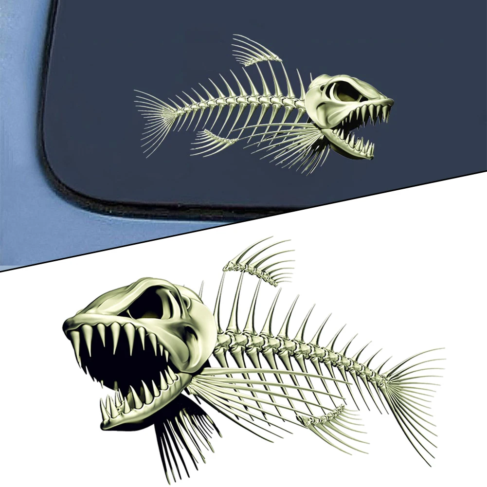 PET 1 X 1 Piece Car Stickers Cute Decal Decal Model Fashion Fish Fishing 28*15CM Accessories Brand New Good Touch