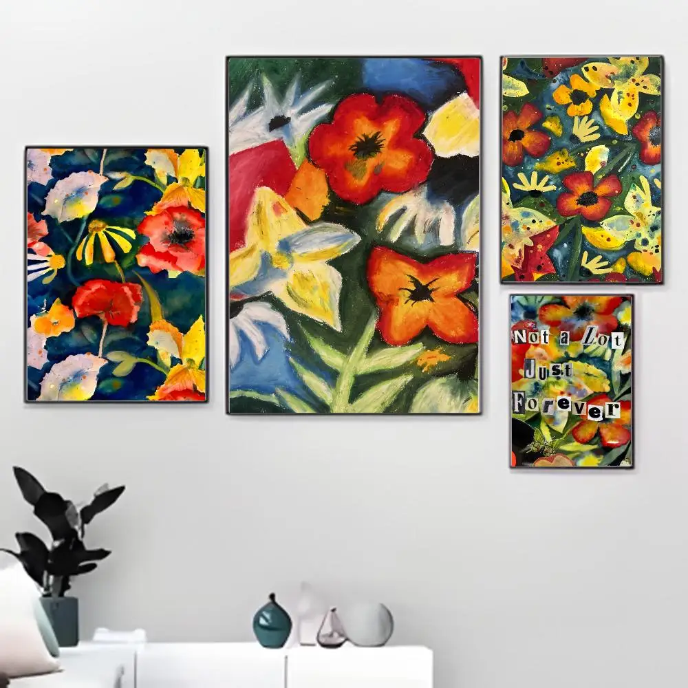 A-Adrianne Lenker Album Painting Calligraphy Paper Print Home Living Room Bedroom Entrance Bar Cafe Art Decorative Paintings