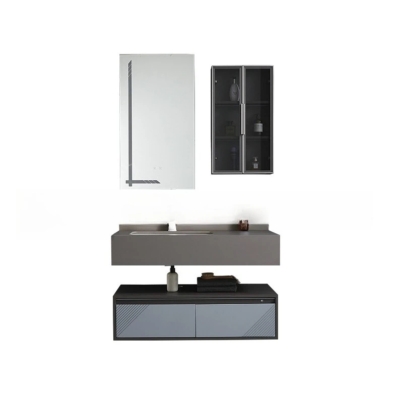 

Slate, countertop, bathroom cabinet, light luxury, smart mirror cabinet, combination, toilet