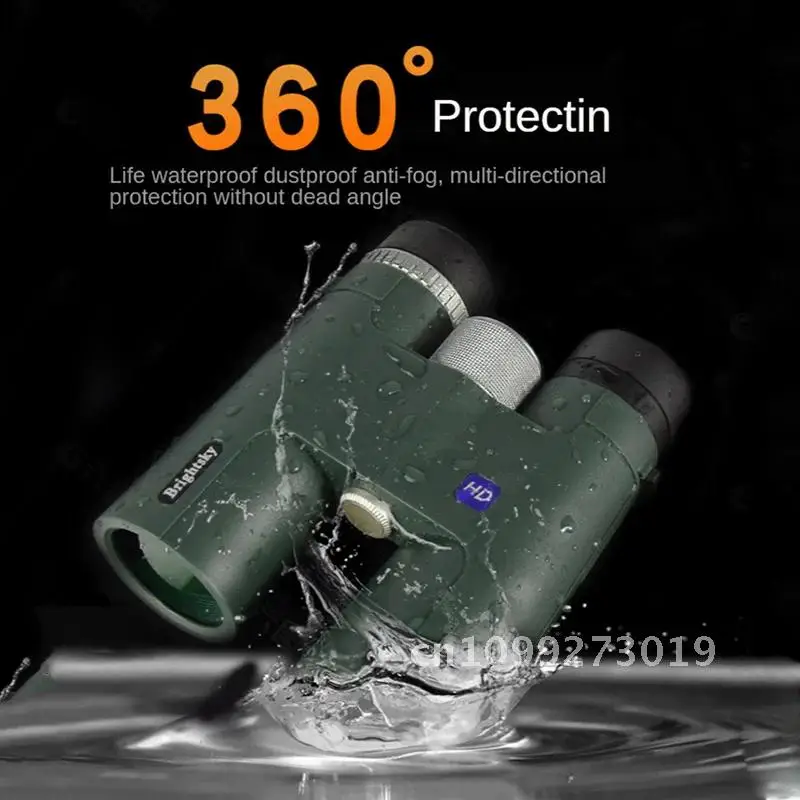 2021 جديد 12x42 HD مناظير سقف مقاوم للماء المهنية بريزم مشاهدة الطيور مناظير رؤية منخفضة HD تلسكوب للبالغين الليليين
