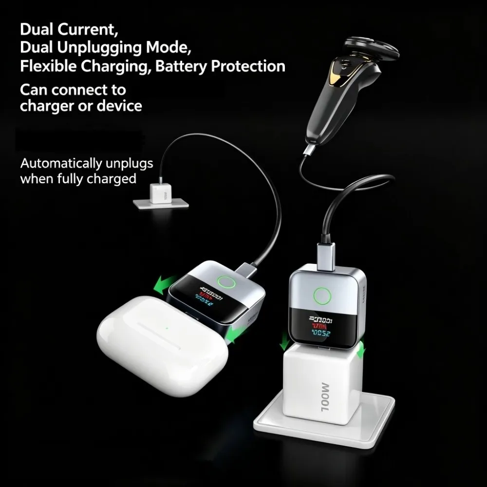 Digital Display 140W Smart Auto Eject Charger Automatic Eject Mobile Phone Charging Accessories Automatic Power-off Charger