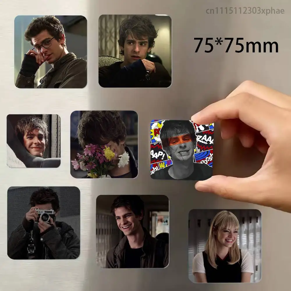 Andrew G-Garfield PP Spider Refrigerator Magnets Cute Cartoon Magnetic Personality Decorations Creative Gifts
