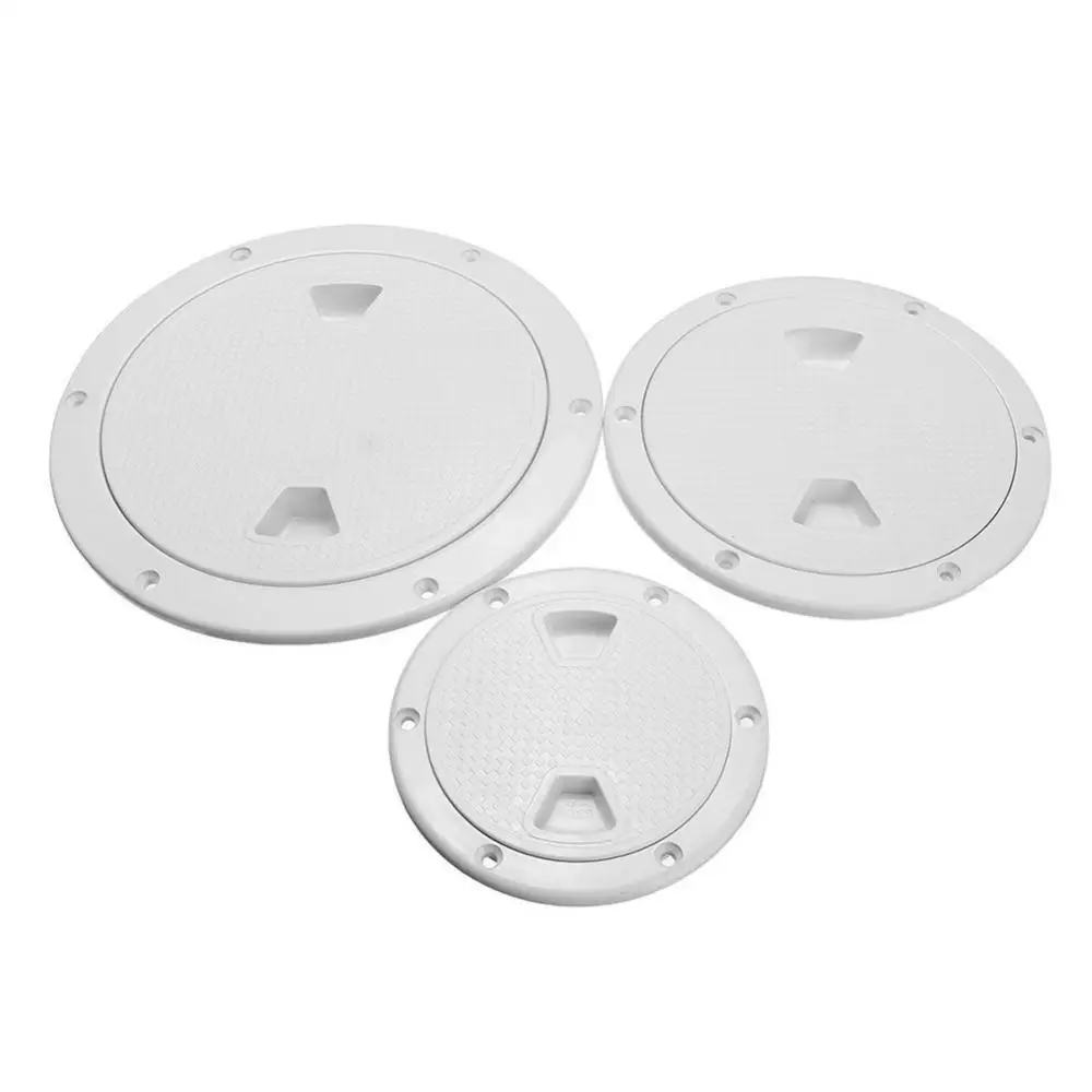 4/6/8 Inch Round Cover Non Slip Deck Plate for Marine Boat Kayak Canoe