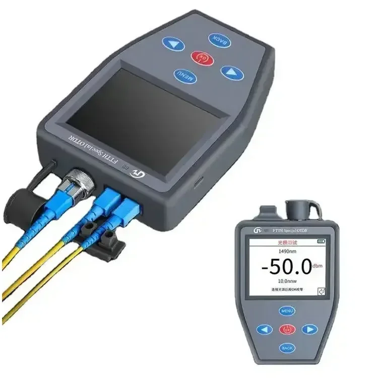 4 in1 mini OTDR with optical power meter VFL Stable Light Source Multifunction Breakpoint fault finder