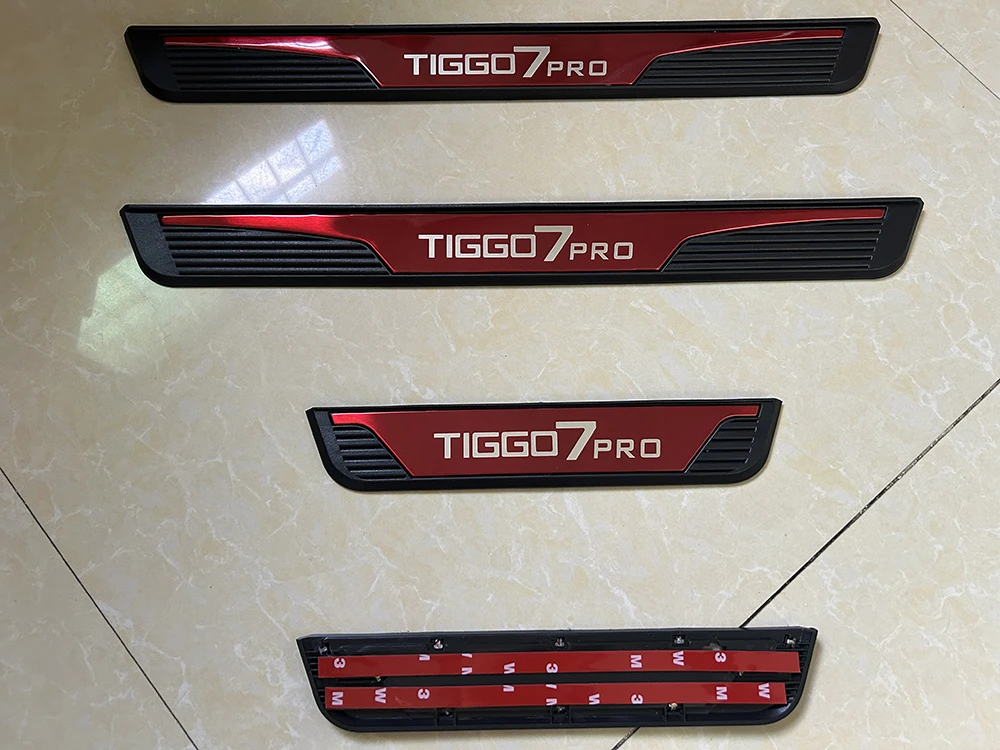 Fit CHIREY CHERY CAOACHERY TIGGO7 TIGGO 7 PRO MAX Drive Door Sill Scuff Plate Threshould Pedal Stainless Steel Pad Guard Protect