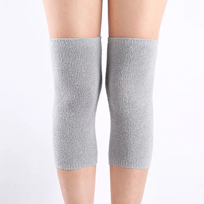 1 زوج الشتاء الدافئة منصات الركبة دعم الساق ل منصات الركبة العالمية للألم وآلام المفاصل عقد الحرارة لينة ومريحة