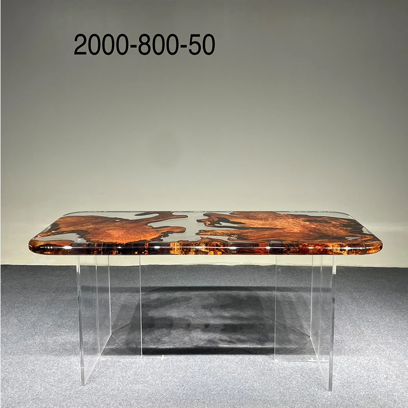 

Gold Camphor Resin Tea Table River Table Dining Table 200-80-5