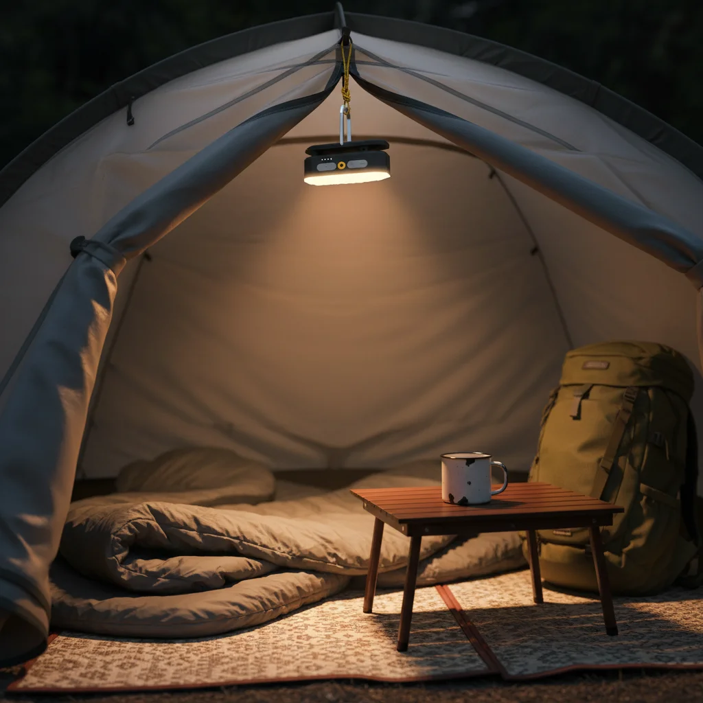 Movable Area Light Rechargeable LED Camping Lantern 3200mAh Portable IP65 Waterproof Camp Tent Emergency Outdoor