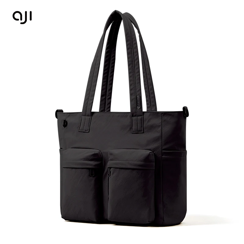 

AJI Women'S Bag Large Capacity Tote Bag Versatile Shoulder Handbag For Work Student Crossbody Solid Color Shopping Bag For Girls