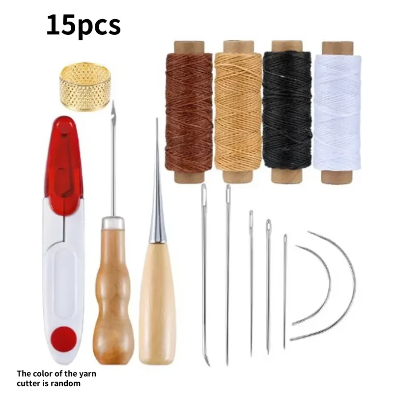 15Pcs Leather Craft…