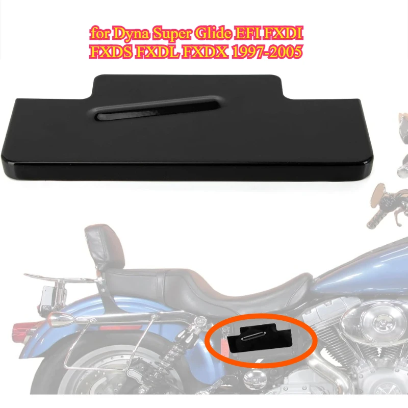 

Motorcycle Battery Cover Battery Protector Compatible for Dyna Super Glide EFI FXDI FXDS FXDL FXDX 1997-2005