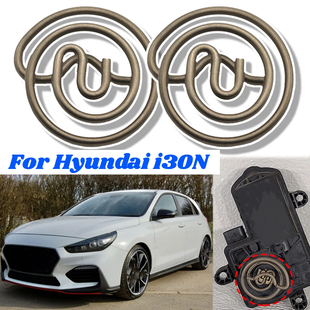 1/2pcs Servomotor Electronic Exhaust Flap Actuator Control Valve Replacement Accessories Return For Hyundai i30N 2017 2018-2024