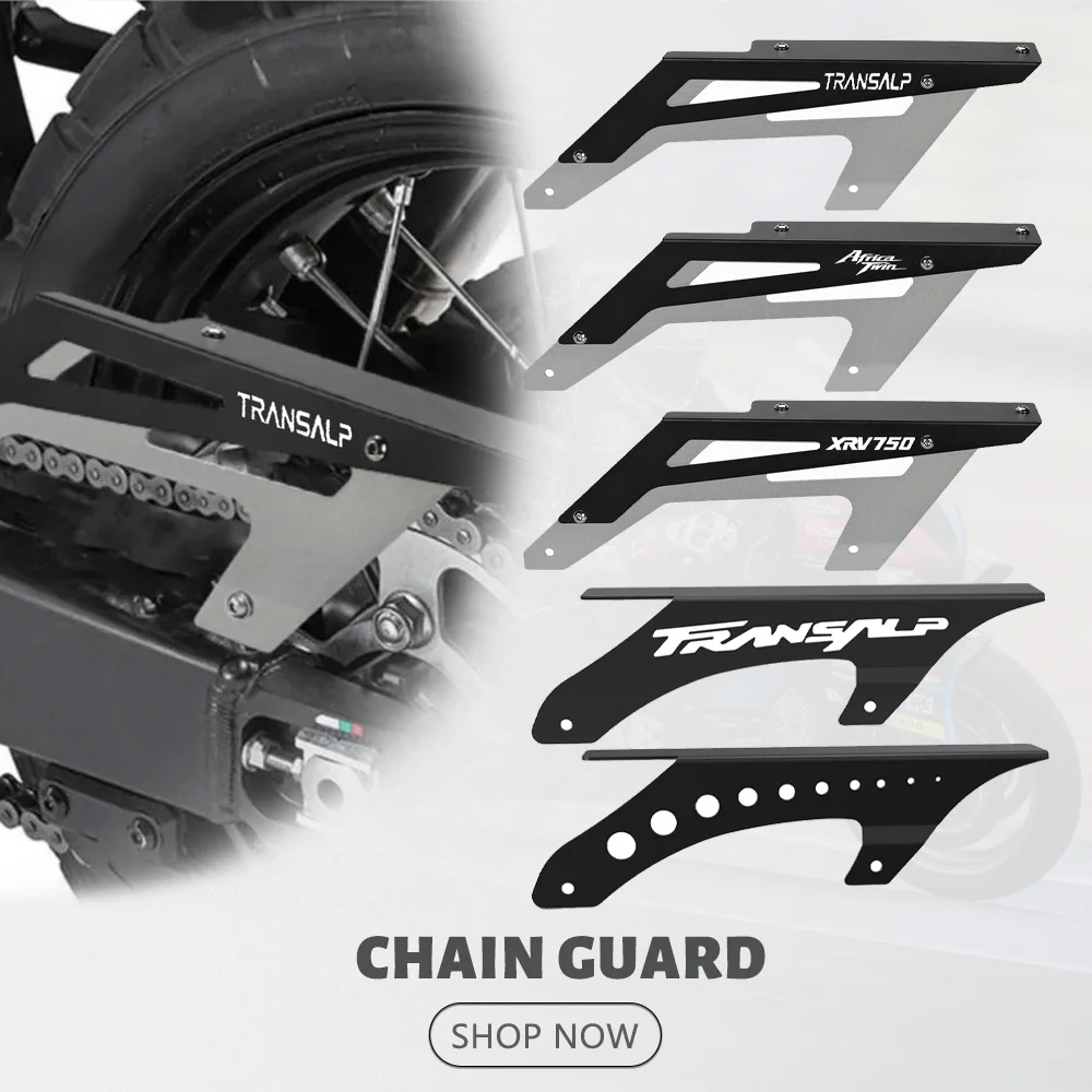 XRV650 AfricaTwin XRV750 Africa Twin Motorcycle Accessories For Honda XL600V XL650V XL700V Transalp Chain Guard Cover Protector