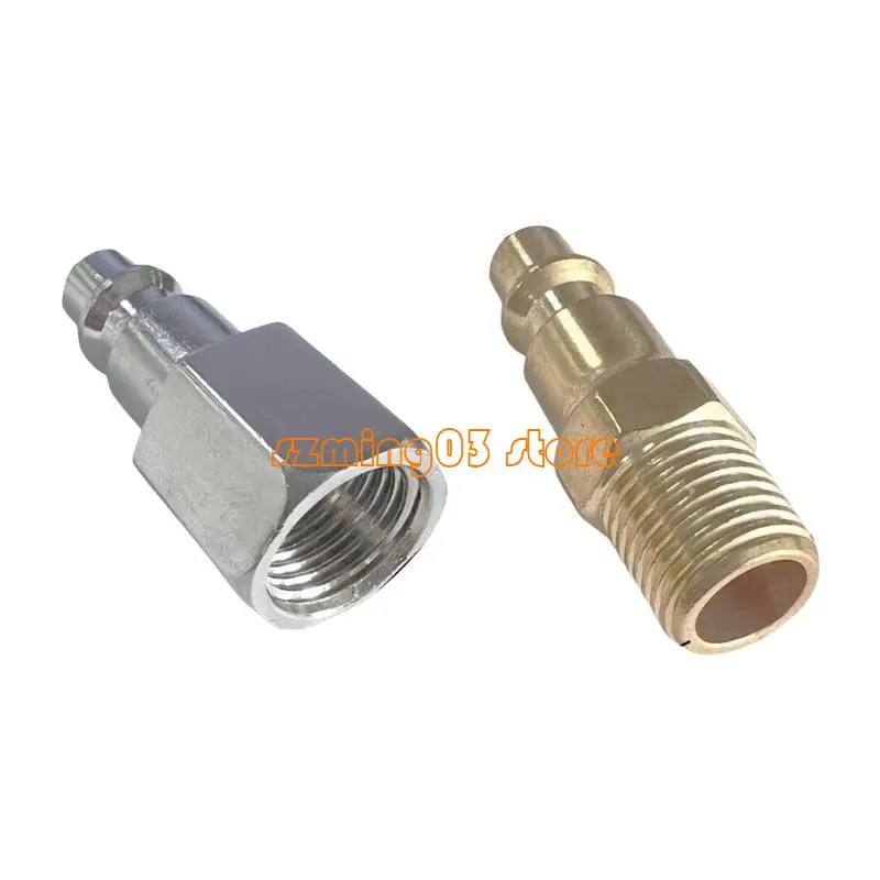 H9ec 1/4inch NPT Air Compressor Connector Air Line Line Line Adapter Adapter